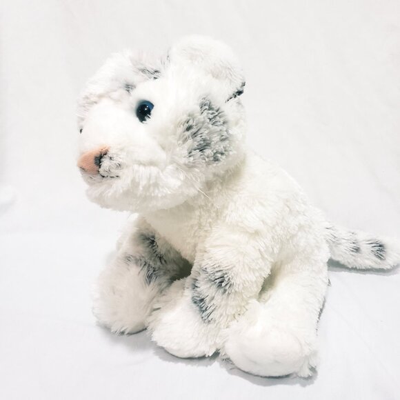 White Tiger Plush Stuffed Animal 10" Destination Nation Aurora 2015 Blue Eyes - Picture 6 of 10